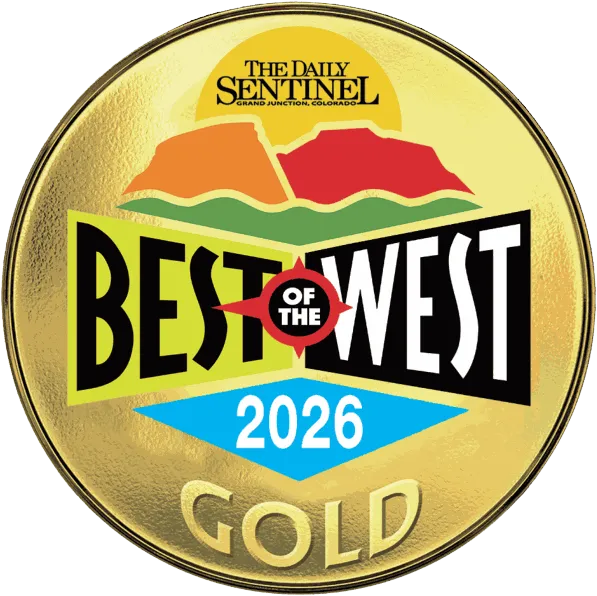 The Daily Sentinel Best of the West 2026 Gold winner badge